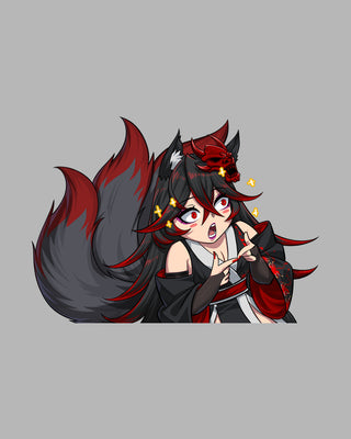 Netami UWU Peeker Decal