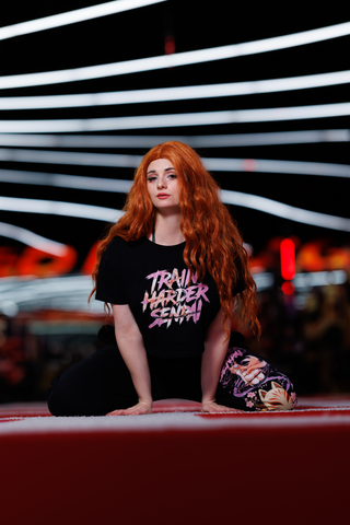 Train Harder Senpai Crop Top